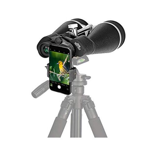 Gosky Skyview Astronomie verrekijker 20x80 reuzenverrekijker met digiscopie-adapter voor het observeren van maan, vogels, toerisme, vallende sterren