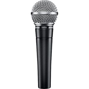 Shure SM58-LC cardioïde dynamische vocale microfoon met pneumatische schokbevestiging, ingebouwde popfilter, A25D Mic-clip, 3-pins XLR-connector, geen kabel inbegrepen (SM58-LCE) Shure SM58-LC cardioïde dynamische vocale microfoon met pneumatische schokbevestiging, ingebouwde popfilter, A25D Mic-clip, 3-pins XLR-connector, geen kabel inbegrepen (SM58-LCE)