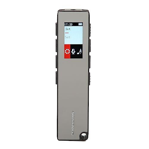 Elprico Digitale Spraakrecorder met Afspelen, Spraakgestuurde Recorder HD-opname voor Lezingen, Vergaderingen, Draagbare Audiorecorder, Dictafoon, Opladen Via USB (8GB)