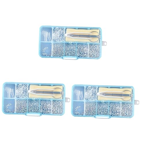 iplusmile 3Pcs Bril Neuspad Bril Accessoires Brillen Accessoires Bril Schroef Lenzenvloeistof Accessoires Lenzenvloeistof Reparatie Tool Kit Horloge Reparatie Tool Bril Kit Onderhoud