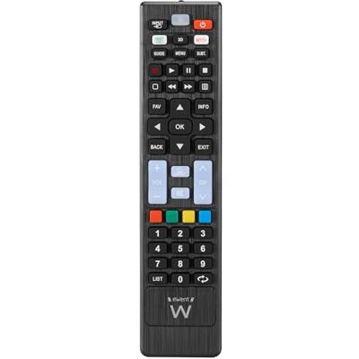 Ewent Universele Afstandsbediening voor Smart TV LG Samsung Sony Hisense TCL, Direct Klaar voor Gebruik zonder Programmeren, Streaming Knoppen Net TV & Smart Video, Inclusief Batterijen Ewent Universele Afstandsbediening voor Smart TV LG Samsung Sony Hisense TCL, Direct Klaar voor Gebruik zonder Programmeren, Streaming Knoppen Net TV & Smart Video, Inclusief Batterijen