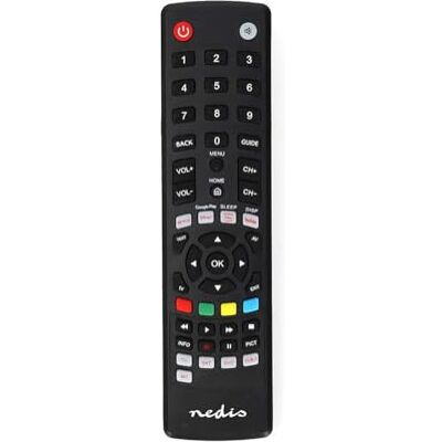 NEDIS Universele Afstandsbediening Voorgeprogrammeerd 4 Apparaten Amazon Prime/Disney + Button/Google Play Knop/Netflix Knop/Youtube Knop Infrarood Zwart NEDIS Universele Afstandsbediening Voorgeprogrammeerd 4 Apparaten Amazon Prime/Disney + Button/Google Play Knop/Netflix Knop/Youtube Knop Infrarood Zwart