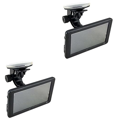 PRETYZOOM Autonavigatie 2 Stuks 5 Touchscreen Navigatie Auto Navigatie Auto Gps Vrachtwagen Navigator Lcd-scherm Navigatie Europa Draagbaar 8g Touch Screen