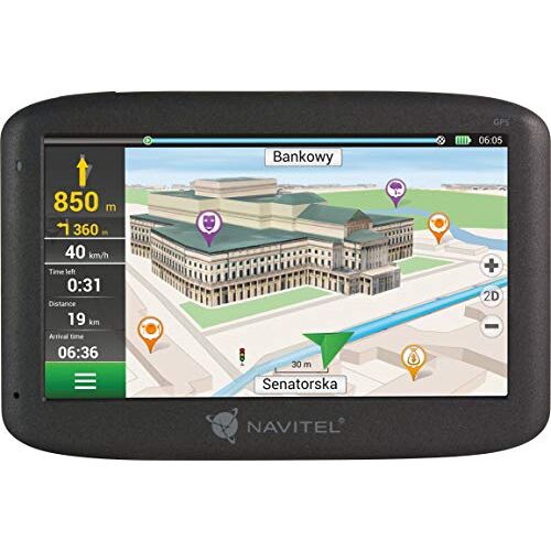 Navitel 8594181740012 E500 navigatiesysteem 5 navigatiesysteem 5 inch display met Lifetime kaarten Europa