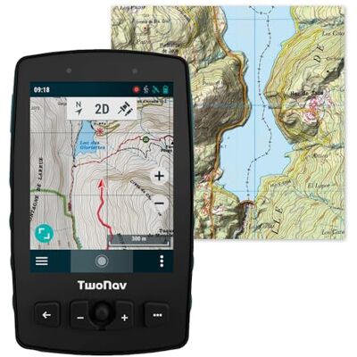 TwoNav Aventura 2 Plus + kaart Spanje mol, GPS met groot display, 9,5 cm (3,7 inch), knoppen en joystick voor bergbeklimmen, trekking of wandelen, inclusief kaarten inbegrepen, turquoise TwoNav Aventura 2 Plus + kaart Spanje mol, GPS met groot display, 9,5 cm (3,7 inch), knoppen en joystick voor bergbeklimmen, trekking of wandelen, inclusief kaarten inbegrepen, turquoise