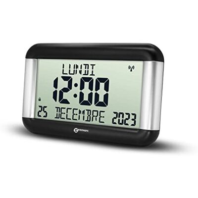 Geemarc VISO8BLK/SILVDE - Digitale klok - 8 talen Geemarc VISO8BLK/SILVDE - Digitale klok - 8 talen
