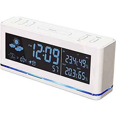 techno line Funkwecker WS 6850 mit Vorhersage von Wettersituationen und Temperaturen sowie Luftdruckanzeige techno line Funkwecker WS 6850 mit Vorhersage von Wettersituationen und Temperaturen sowie Luftdruckanzeige