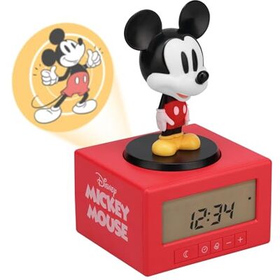 Paladone Disney Mickey Mouse Slaap Training Wekker Officieel gelicenseerd cadeau, Kids Projectie Slaapkamer Nachtlampje Paladone Disney Mickey Mouse Slaap Training Wekker Officieel gelicenseerd cadeau, Kids Projectie Slaapkamer Nachtlampje