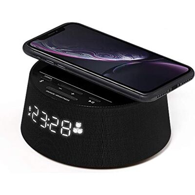 Philips Wecker PR702/12 Digitaler Wecker (Bluetooth, Kabelloses Qi-Ladegerät, Sleep Timer, Weckfunktion, USB-Ladeanschluss) Schwarz Philips Wecker PR702/12 Digitaler Wecker (Bluetooth, Kabelloses Qi-Ladegerät, Sleep Timer, Weckfunktion, USB-Ladeanschluss) Schwarz