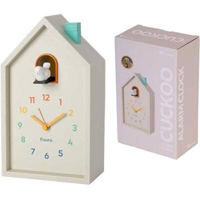 Fisura – Koekoek wekker huisje multicolor. Originele analoge wekker. Wekker met wijzers, snooze-knop en licht. Werkt op 3 AA-batterijen (niet inbegrepen) Fisura – Koekoek wekker huisje multicolor. Originele analoge wekker. Wekker met wijzers, snooze-knop en licht. Werkt op 3 AA-batterijen (niet inbegrepen)
