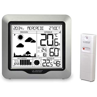 La Crosse Technology WS6823-SIL weerstation, zilver La Crosse Technology WS6823-SIL weerstation, zilver