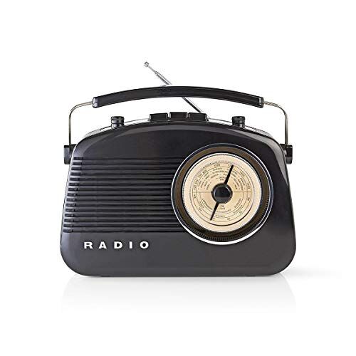 NEDIS Retro AM/FM radio / zwart