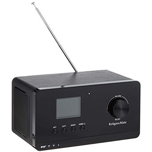 Krüger&Matz KM0816 Internetradio met weerstation, alarm, RDS, Bluetooth FM/DAB+ / Internet zwart