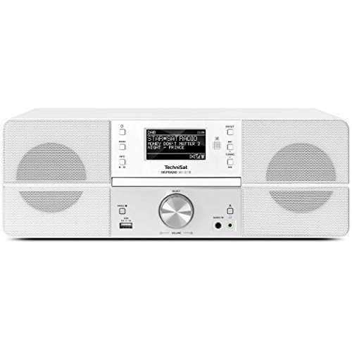 TechniSat DigitRadio 360 CD DAB-radio Internetradio, DAB- en CD-internetradio, DAB en CD wit