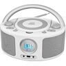 WISCENT CD-speler voor kinderen, FM-radio, draagbare cd-speler, boombox, cd-speler met bluetooth, FM-radio, USB, MP3-speler, compatibel met CD-R/CD-RW, USB-ingang, AUX, kindercd-speler (radio)