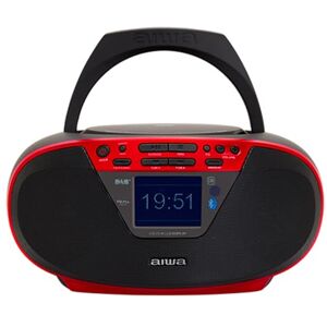 Aiwa BBTU-500DAB/BK Rood - Boombox Aiwa BBTU-500DAB/BK Rood - Boombox