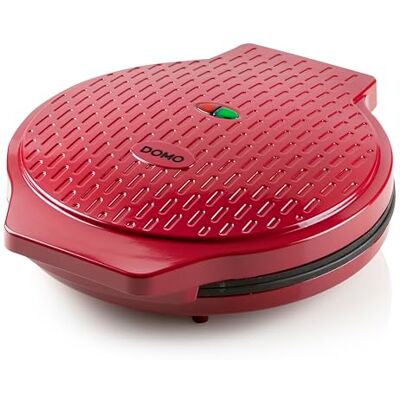 DOMO Express pizzapan DO9177PZ, diepvriespizza in 12 minuten en vele andere gerechten, Rood DOMO Express pizzapan DO9177PZ, diepvriespizza in 12 minuten en vele andere gerechten, Rood