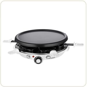 Little Balance 8748 Raclette - 1200W, Verstelbare Thermostaat, 6 Pers. Rond 310x310x133 Little Balance 8748 Raclette - 1200W, Verstelbare Thermostaat, 6 Pers. Rond 310x310x133