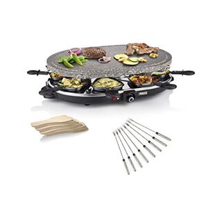 Princess Raclette en steengrill set met tapijtvorken voor 8 personen, 1200 watt, anti-aanbaklaag, 01.162720.01.001