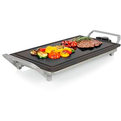 Princess 103150 - Zilver, Steen kleur - Elektrische Grillplaat Princess 103150 - Zilver, Steen kleur - Elektrische Grillplaat
