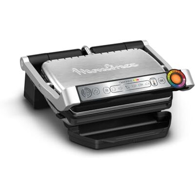 Moulinex Optigrill+ - Elektrische grill voor vlees, vis & groenten - 6 programma's Moulinex Optigrill+ - Elektrische grill voor vlees, vis & groenten - 6 programma's