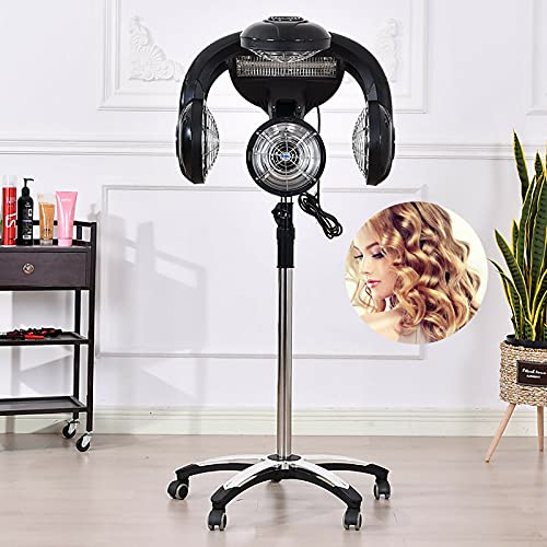 SHZICMY Droogkap, 1400 W, stand-up haardroger, haardroogkap met timer, instelbare temperatuur, voor kappers, professioneel haar, permanent