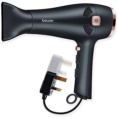 Beurer HC55 Haardroger - Ion technologie, Kabelopwikkeling, Slanke opzetstuk Beurer HC55 Haardroger - Ion technologie, Kabelopwikkeling, Slanke opzetstuk