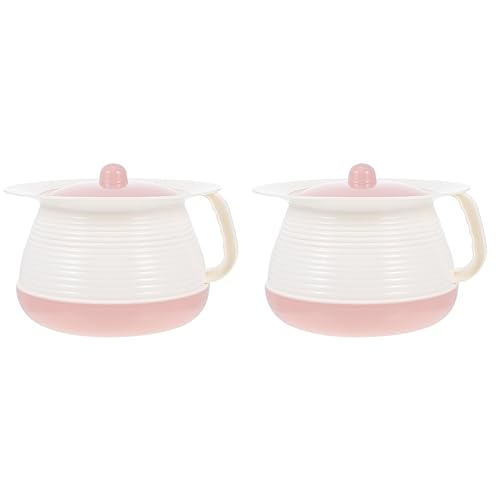 LALAFINA 2 Sets Spittoon Urinoir Met Deksel Vrouwen Urinoir Bedpannen Spuwbak Kunststof Urinoirbak Spittoon Urine-emmer Bedpannen Plasfles Commode Zwangere Vrouw P.p Buitenshuis Urine Beker