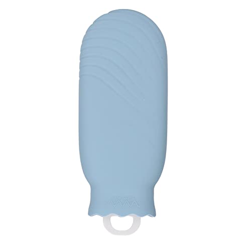 01 02 015 Pluche koudwaterfles, siliconen warmwaterzak van 550 ml voor koude kompressen om warm te blijven(blauw)