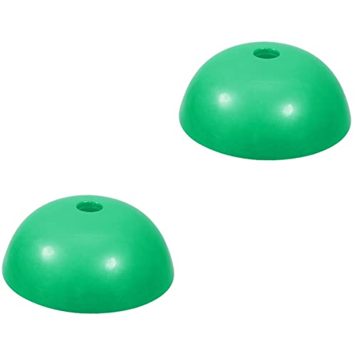 NUOBESTY 2 Stks Halve Cirkel Massagebal Yoga Bal Voor Voetmassage Bal Gym Balancerende Bal Balancerende Bal Balans Pod Ballen Gym Massage Bal Massage Bal Voor Kleuterschool Relax Bal