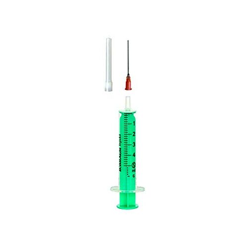 AE-GLAS Set: 1, 2 of 3 stuks spuit 5 ml laboratoriumspuiten vloeibare spuit hobbyspuit met stompe naald/canule voor e-liquid aroma hobby en doe-het-zelf (set 1x 5 ml)