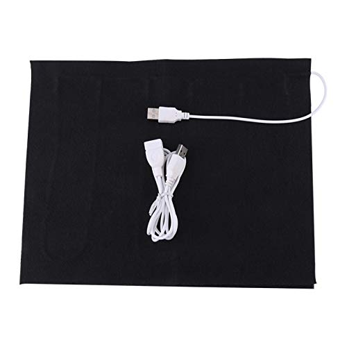 Eujgoov Elektrische Verwarming Pad Huisdier Verwarming Pad Elektrische Verwarming Pad voor Pijnbestrijding 5 V USB Elektrische Doek Heater Pad 35 "-50