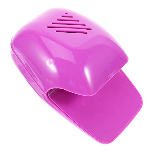 SEWACC Nagel Droger Benodigdheden Voor Nail Art Manicure Droger Nageldroger Voor Salon Gel Polish Droger Lamp Mini Droger Nagel Lamp Plastic Kind Snelle Droger Paars Draagbaar