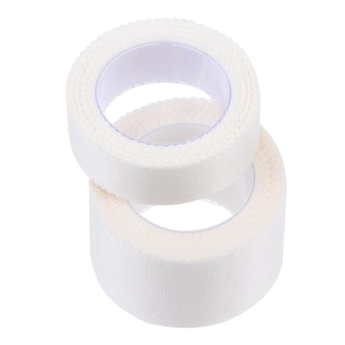 Gatuida 2 Stuks Plakband verbandband tape gevoelige huid gipsverbanden medische lijm Magnetische tape stickers fixerende bandage tape EHBO-tape multifunctioneel pleister zijde wit