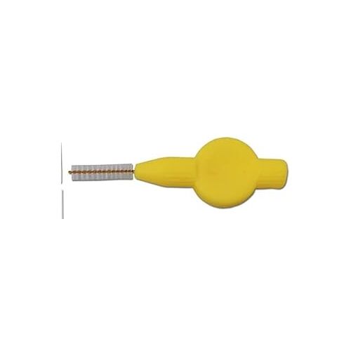 Orthocare Brace Space Orthodontische INTERDENTALE Borstels voor het reinigen rond beugels/beugels 0,7 mm geel (0,7 mm Medium, geel)