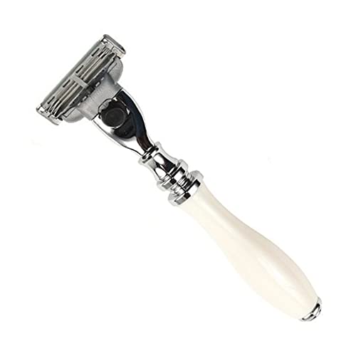 Parker Safety Razor Parker Mach 3 Compatible Razor White Resin 11W-M3