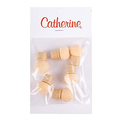 Catherine Sponge applicators, vervangende applicatoren voor Nail Art Sponge Crystal, 6 stuks