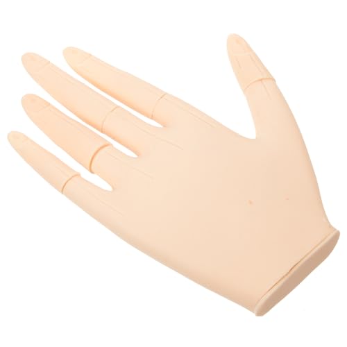 Mipcase manicure praktijk prothetische hand Nephand voor nagelpraktijk Acrylnagel oefenhand siliconen hand voor nageloefeningen nephand voor nageloefeningen manicuren trainer