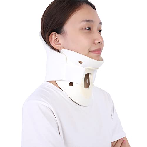 Yosoo Health Gear Nekbrace, Cervicale Nekkraag, Neksteun, 3 Maten Ademende Nekbrace Cervicale Kraag Neksteun Pijnbestrijding Nekorthese Bretels(M (14cm in height))