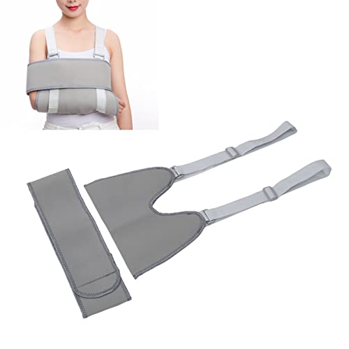 Pongnas Arm Tilband Schouder Startonderbreker, Arm Tilband met Borstband, Rug Kruis Ontwerp Anti Slip Stabiele Onderarm Sling Startonderbreker voor Bovenste Verwondingen Breuken, Ergonomisch Ontwerp