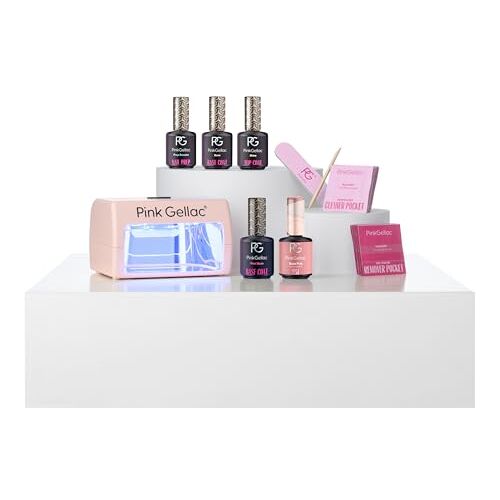 Pink Gellac Starter Set Gellak Starterspakket Peel Off Manicure Set met alle benodigdheden