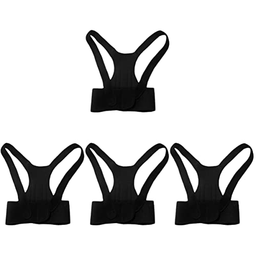 Healifty Schouder Warmtekussen 4 Pc' s Brace Houding Achterste Houding Terug Ondersteuning Riem Houding Terug Lumbar Verwarmingskussen Voor Schouder