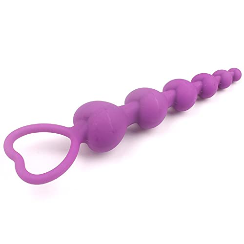 CIONIC Anaal Plug Kralen Zachte anale kralen butt plug anale ballen speelgoed volwassen Ballen Siliconen G-Spot Stimuleren Adult sex toy (anale ballen PL)