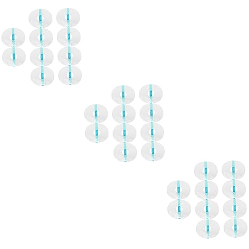 Lurrose 30 Stuks Zelfklevende Pleisters Diabetische Sensor Covers Voorgesneden Deksel Ronde Kleefpleisters Stickers Voor Sensorbescherming Wit Tpu Waterbestendig Anti-val Stickers
