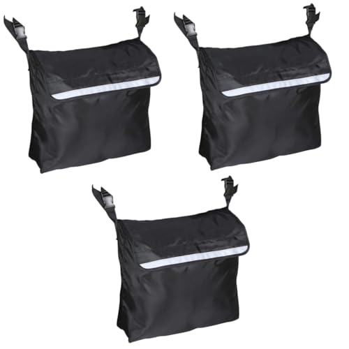 BESPORTBLE 3 Stuks Scooter Rolstoel Etui Rolstoel Rugzak Draagtas Voor Rolstoel Rolstoeltassen Voor De Armleuning Rolstoel Tasje Wandelaars Rolstoel Scootmobiel Tas Wandelwagen Hangende Tas