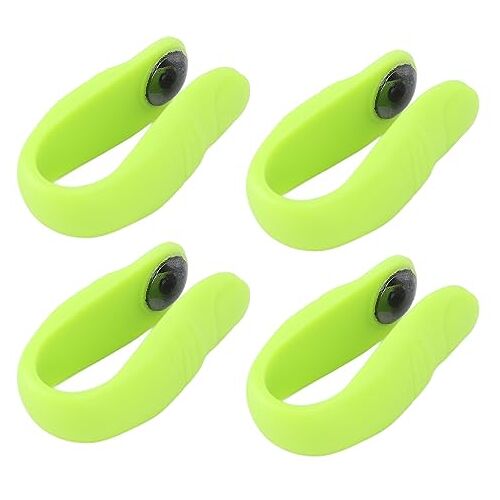 Jauarta 4 stks Acupressuur Clip Draagbare Duim Vorm Acupressuur Hand Druk Punt Clip Met Magneet (Groen)