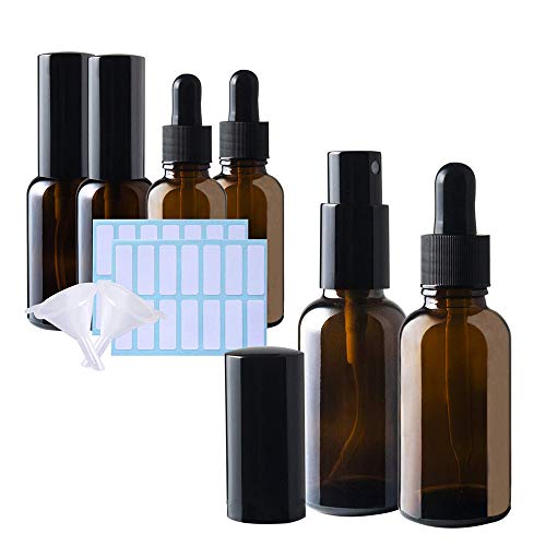 LANGING 6 Stks 30ML Spray Fles Shading Drop Fles Glas Versheid Aroma Shading Fles