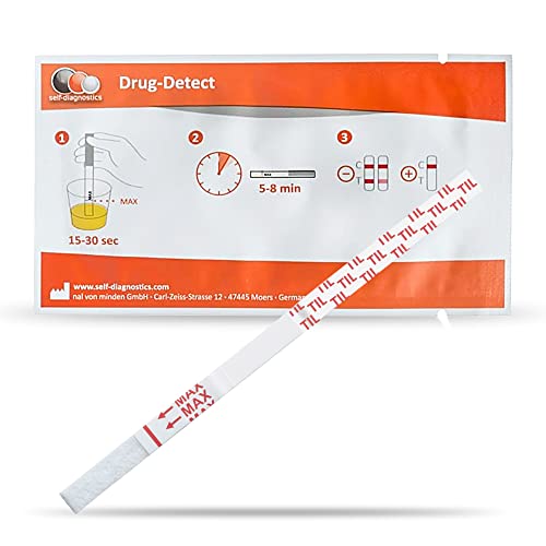 self-diagnostics Tilidine (TIL) drugs sneltest cut-off: 300 ng/ml 5 teststrips drugs detectie diptest urinetest tilidine test 5 min drugstest urine