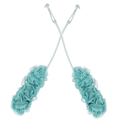 ADOCARN 2 Stks Lange Steel Bad Borstel Terug Exfoliërende Borstel Bad Sponzen Voor Bad Terug Scrubber Bad Scrubber Voor Body Scrub Sponzen Bad Reinigingsborstel Massage Bad Borstel