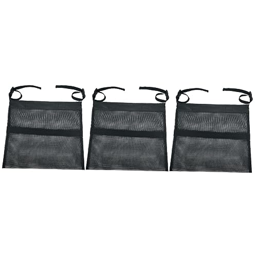 Healeved 3 Stuks Rolstoel Zijorganisator Transportrolstoel Lichtgewicht Opvouwbaar Kinderwagen Organizer Tas Rolstoel Reistas Rolstoel Armleuning Etui Rolstoel Tas Netto- Ademend Baby